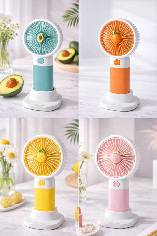 Ultimate Summer Cooling Combo – Portable Air Cooler & Rechargeable Mini Fan (Pack of 2)